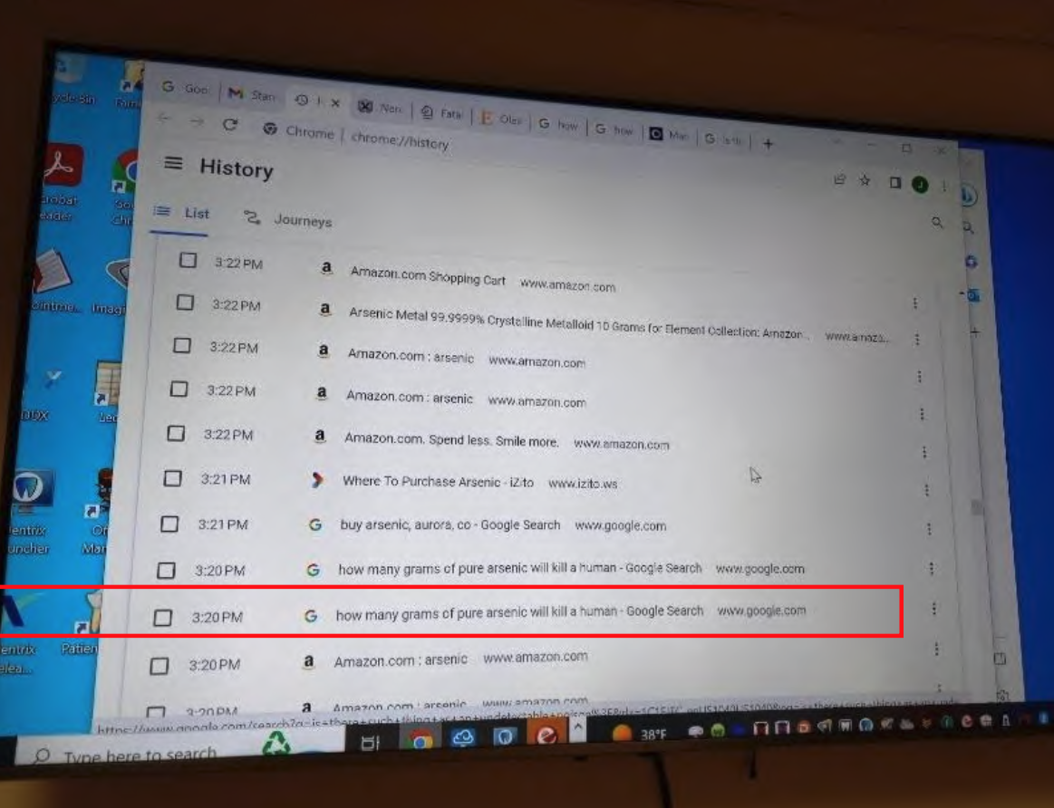 Affidavit Aurora dentist purchased cyanide, arsenic before wife's death